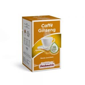 (07.08.01) SANDEMETRIO CAFFE AL GINSENG  X 18 CIALDA (12)