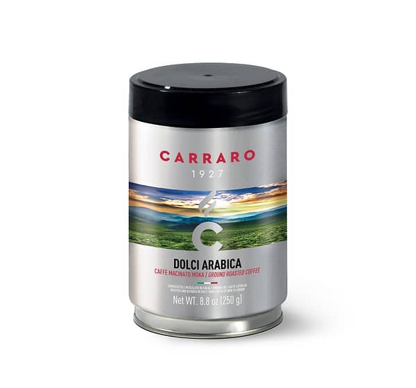 (05.04.02) CARRARO LATTINA DOLCI ARABICA 250 GR MACINATO (12)