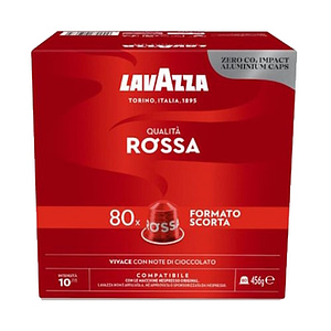 (-9% OFF-GEN-FEB) LAVAZZA ALU Q.ROSSA X 80  NES (3)