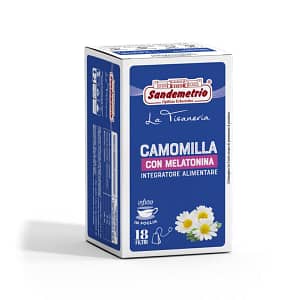 (E) SANDEMETRIO CAMOMILLA E MELATONINA  X 18 FILTRI